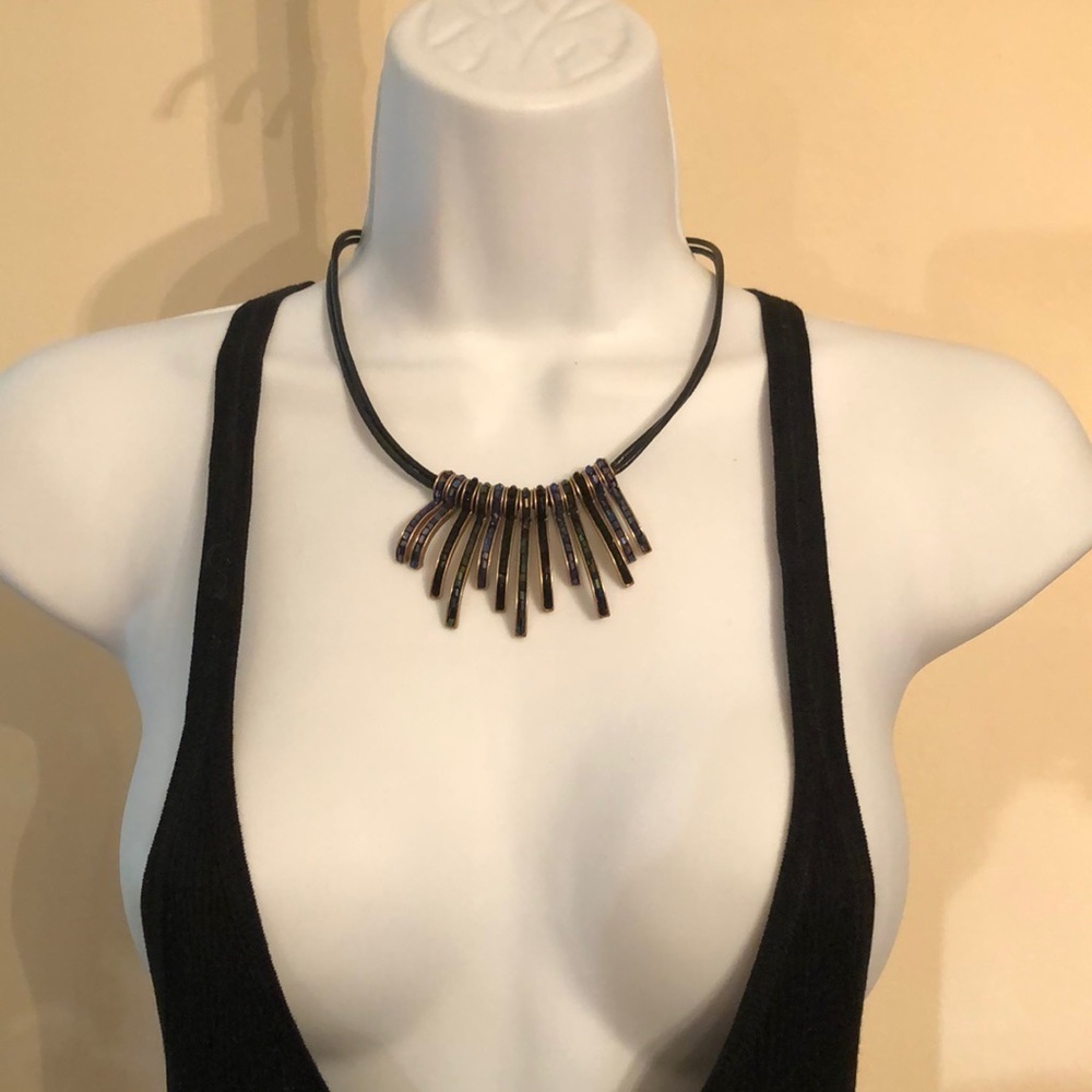Chico's sequin statement necklace